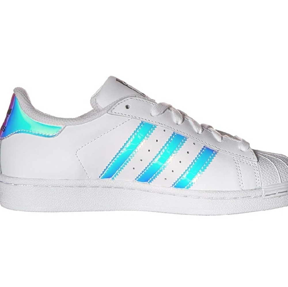 ⭐ADIDAS SUPERSTAR METALLIC SNEAKERS NEW ⭐ - Picture 5 of 8